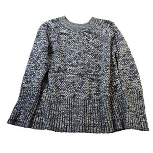 Universal Thread Women's Sweater Basketweave Knit Ribbed Trim Cozy Soft Size XL